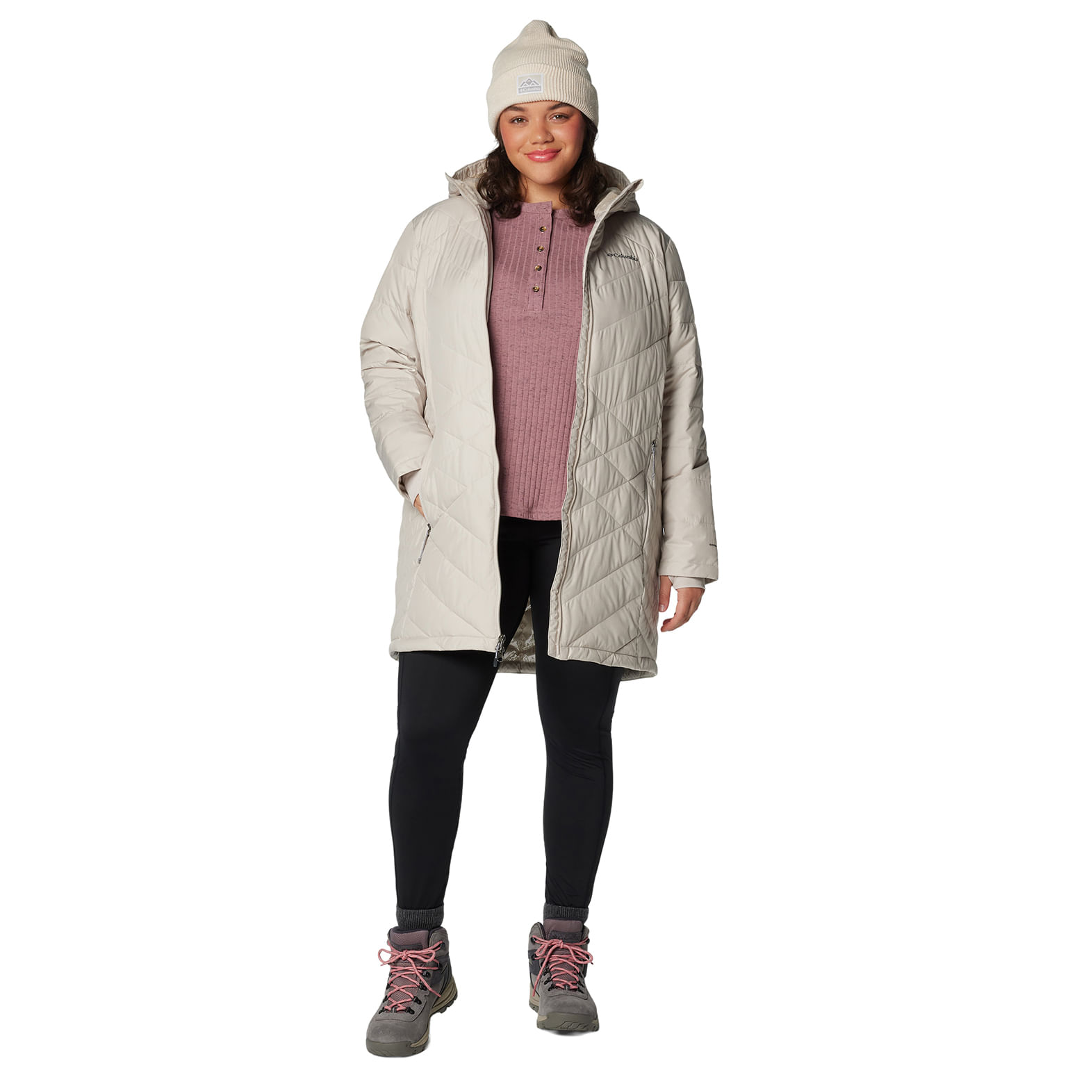 Columbia Heavenly Long Hooded Plus Jacket - Women's - Als.com