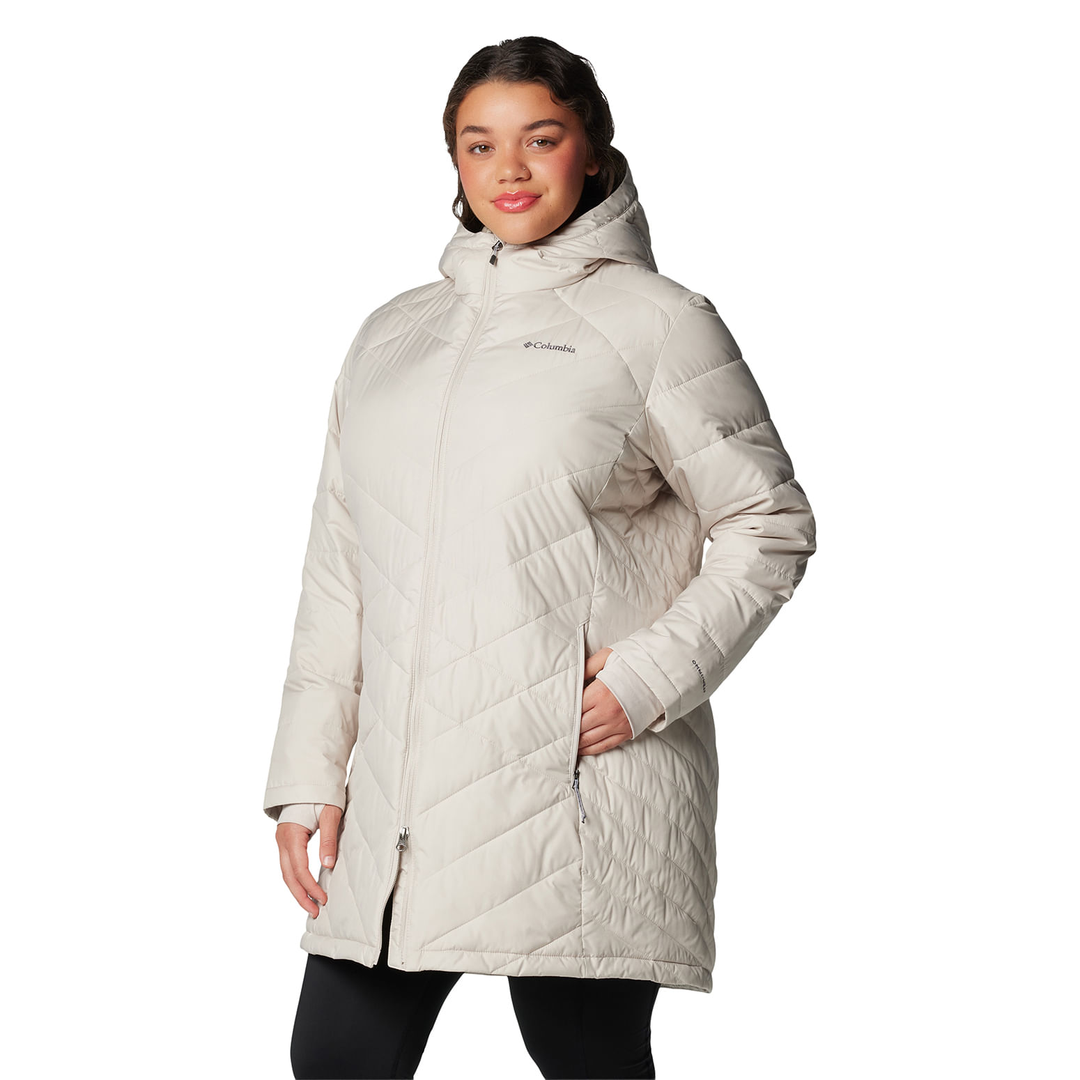 Columbia Heavenly Long Hooded Plus Jacket - Women's - Als.com