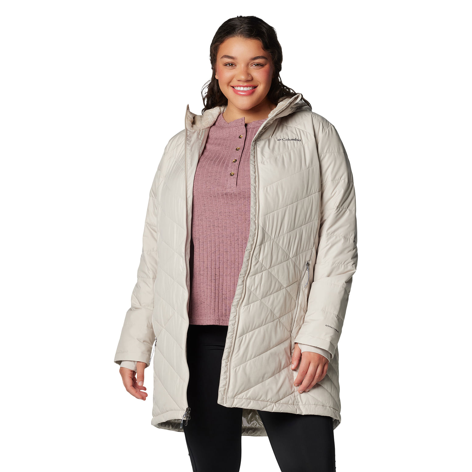 Columbia Heavenly Long Hooded Plus Jacket - Women's - Als.com