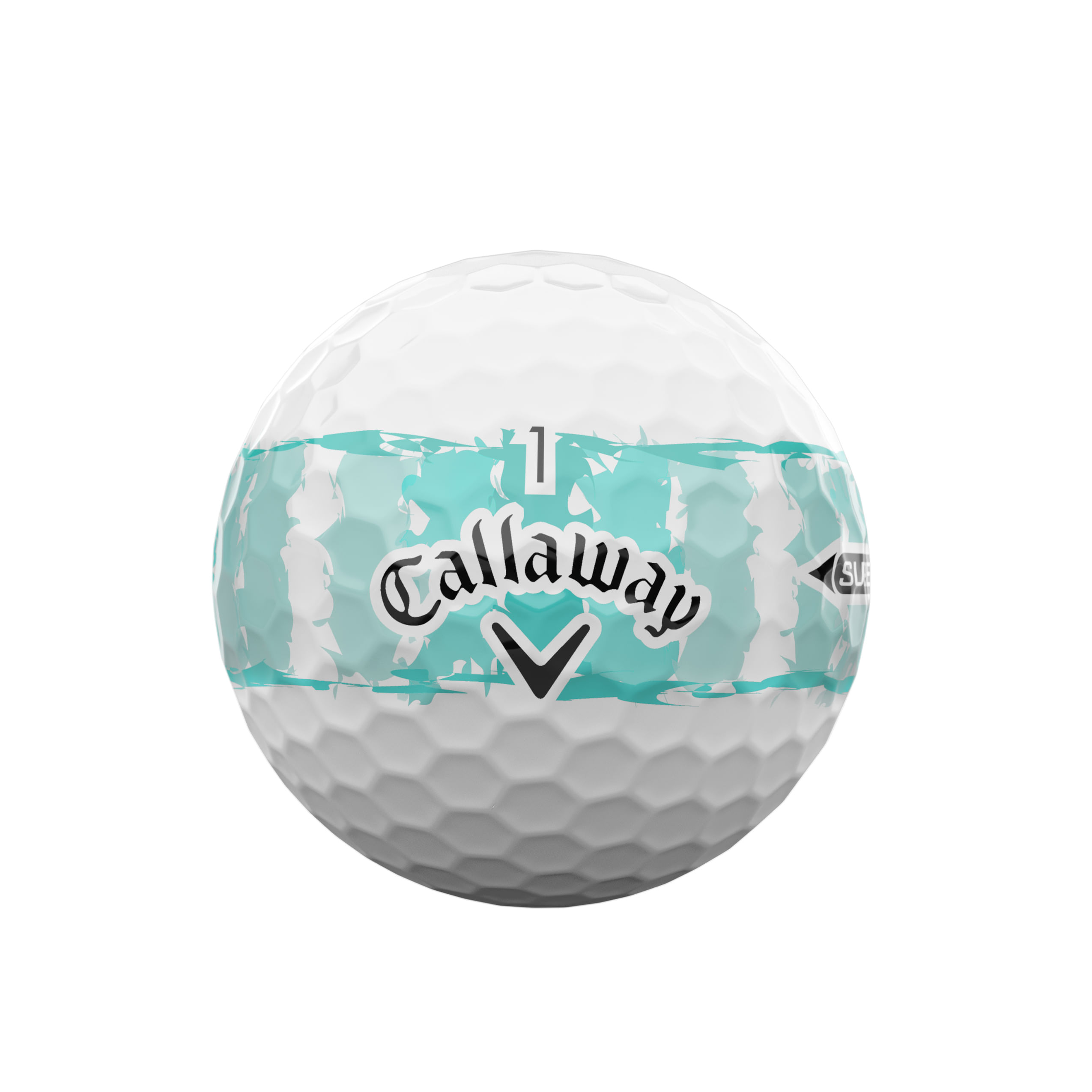 Callaway Supersoft Distressed Stripe Golf Ball - 2025 - Als.com