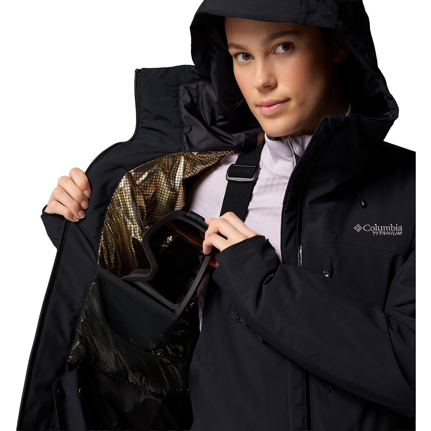 Columbia スノーウエア フード付き ブラック Columbia Highland Summit III Insulated Jacket - Women's - Als.com