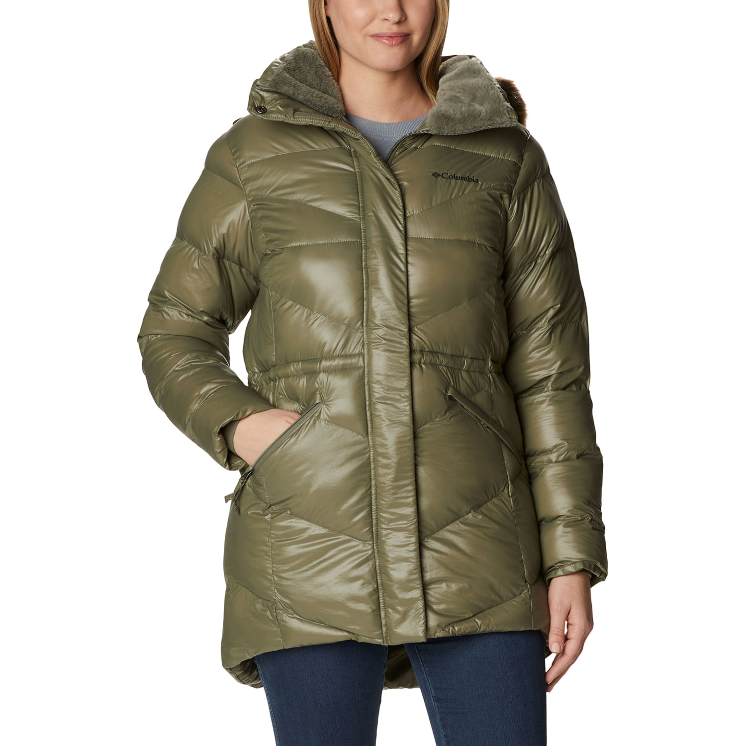 Columbia-Peak-To-Park-Mid-Insulated-Jacket---Women-s-Stone-Green---Gunmetal