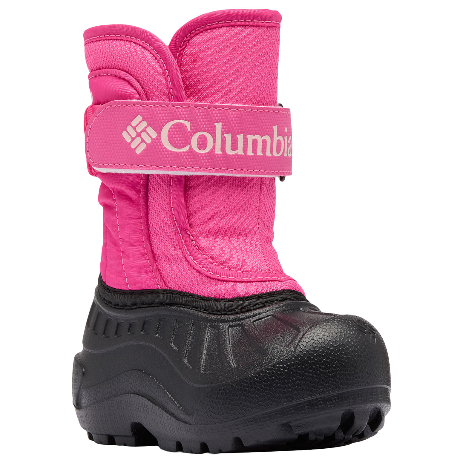 Columbia Powderbug Snowlite Strap Boot - Toddler - Pink Ice / Satin Pink 5C