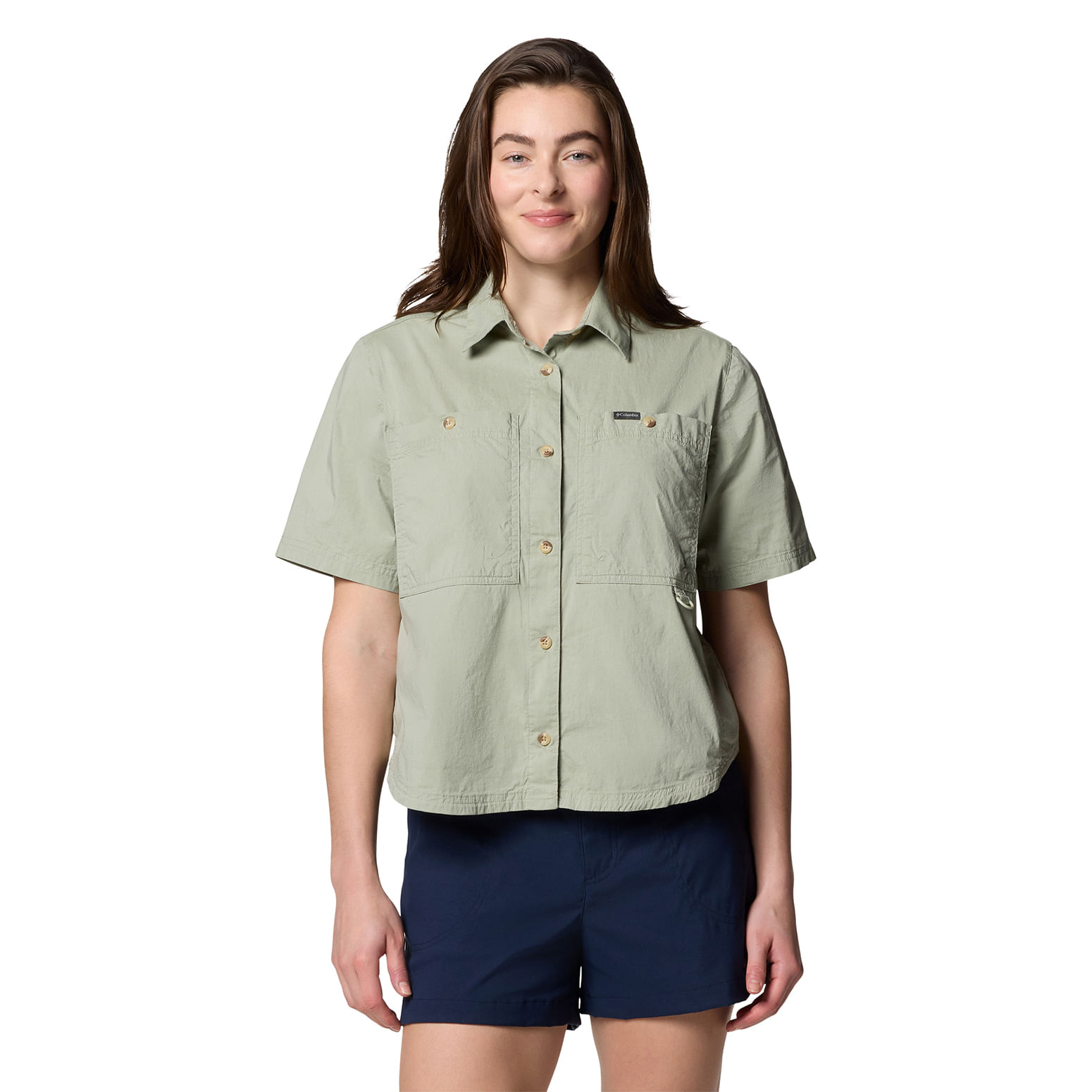 Columbia Brea Falls Woven Short Sleeve Shirt - Women's - Als.com