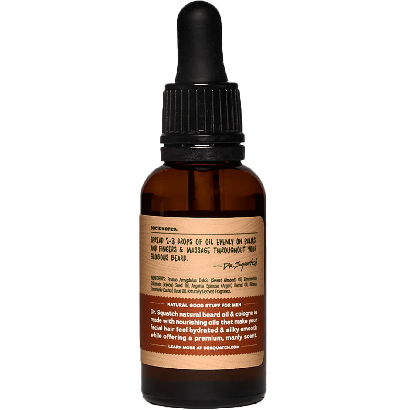Dr. Squatch Beard Oil & Cologne Fireside Bourbon - 1 oz