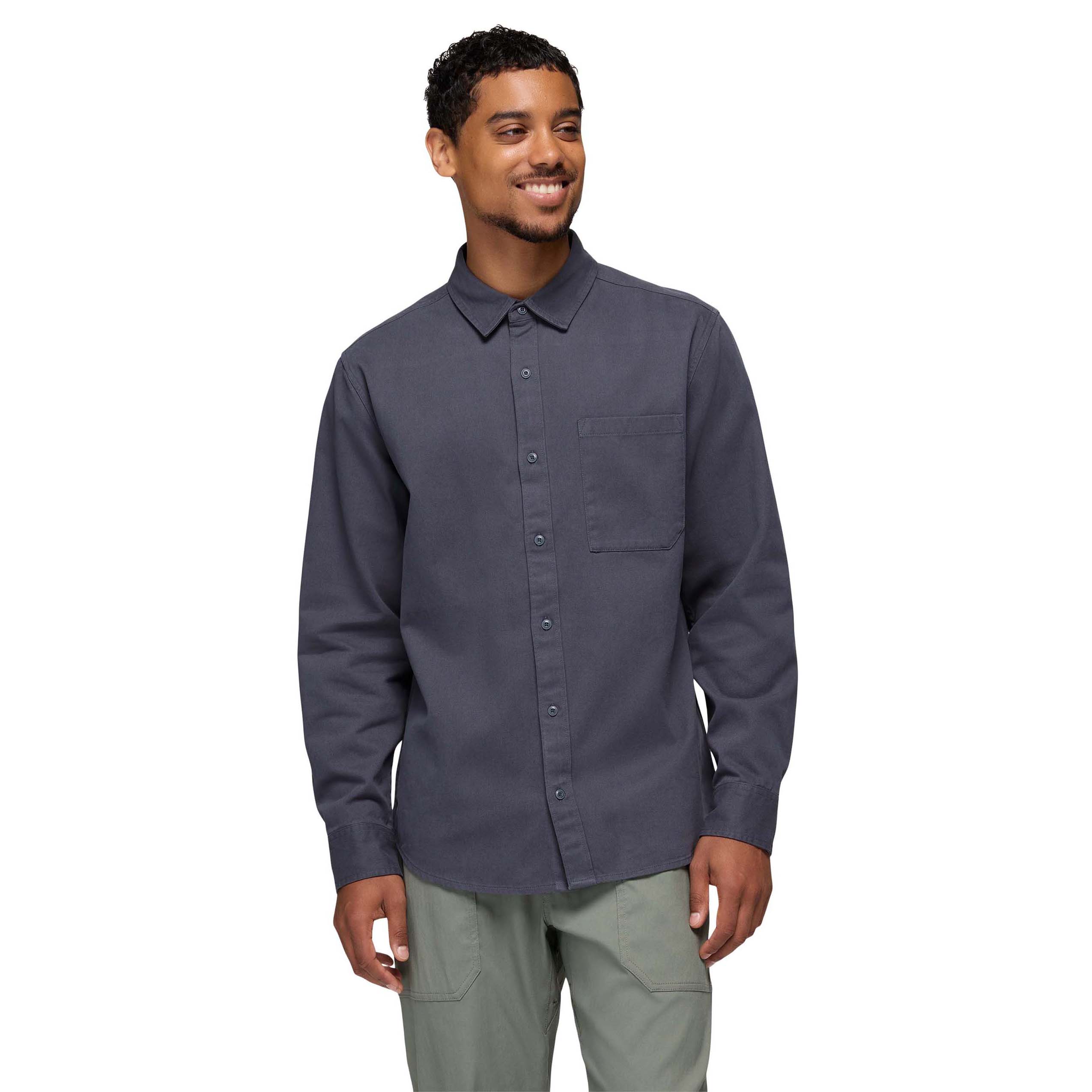 prAna Arbored Long-Sleeve Shirt - Men's - Thundercloud / L