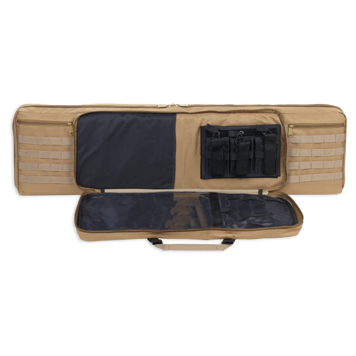 Bulldog Cases Tactical Double Rifle Bag - Black 43"