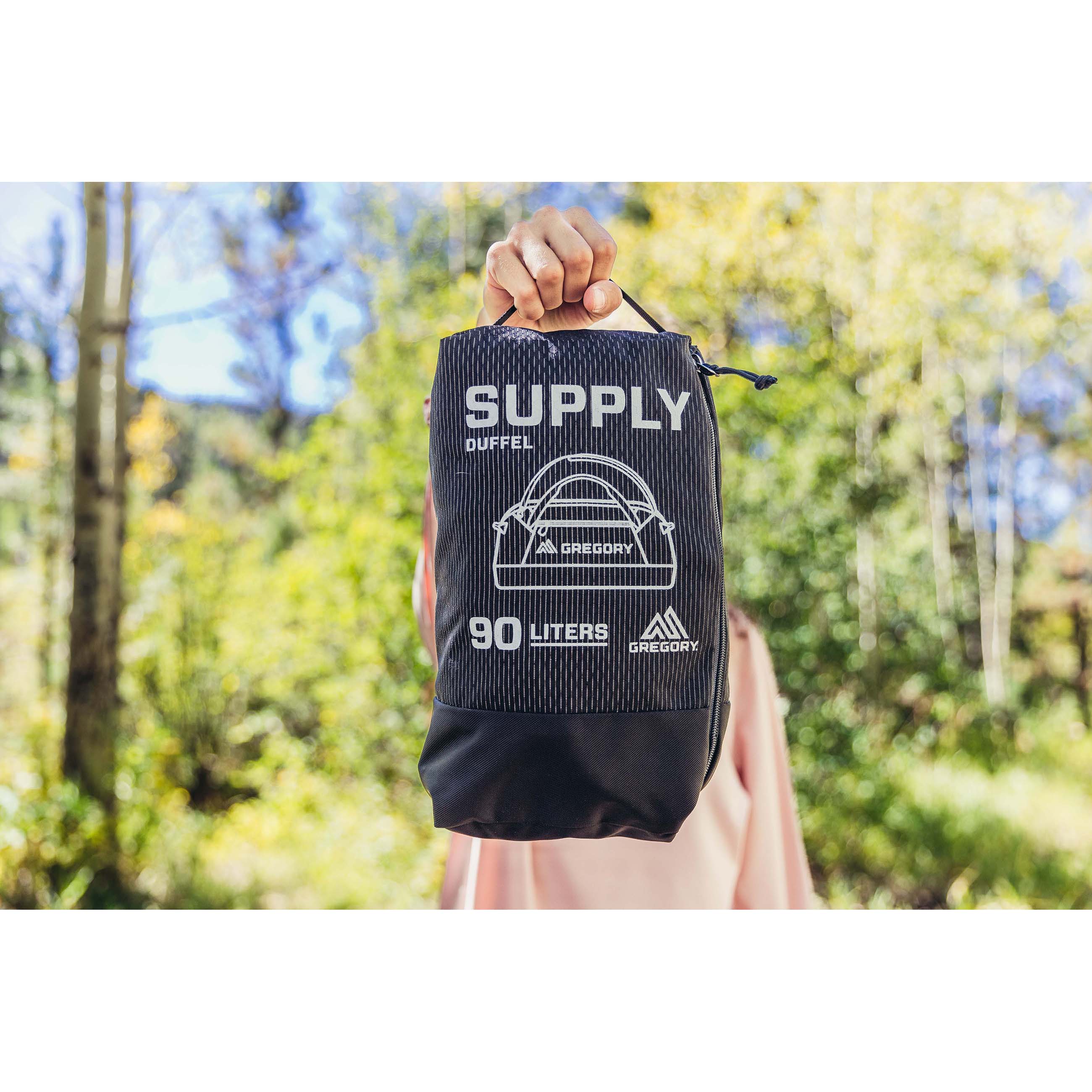 Gregory Supply  90 L Duffel Bag - Obsidian Black