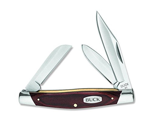 Buck Knives 0371BRS C Stockman, Woodgrain