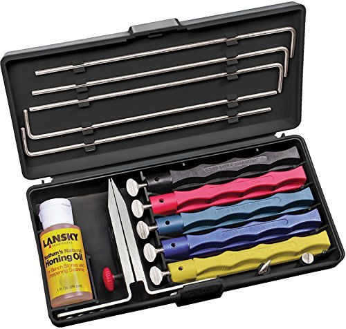 Lansky Deluxe Sharpening System - Black, Red, Blue, Yellow – image 1 of 1