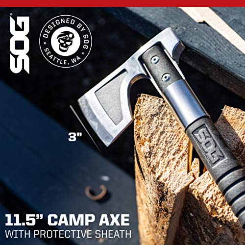 SOG-Camp-Axe-Camping-Axe-with-Sheath-Survival-Axe-Camping-Hatchet-Wood-Splitting-Axe-w_-Hatchet-Hammer-Head-3_1-Inch-Bushcraft-Axe-Edge-CH1001-CP-alt2