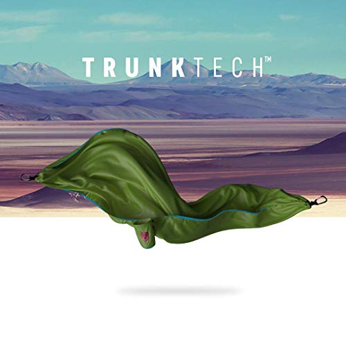 GRAND-TRUNK-Trunk-Tech-Double-Hammock-Two-Person-Camping-Portable-and-Travel-Hammock-Nylon-and-Weather-Proof-Strap-to-Trees-Green-with-Aqua-Trim-alt4