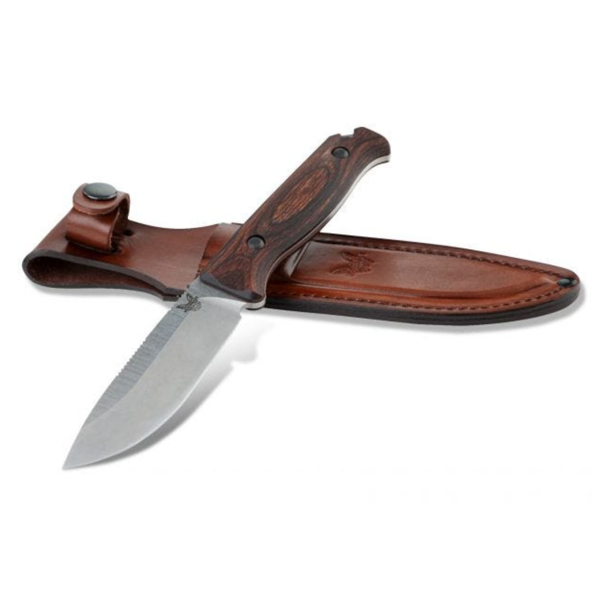 Benchmade Knife Saddle Mountain Skinner - Brown 4.2"