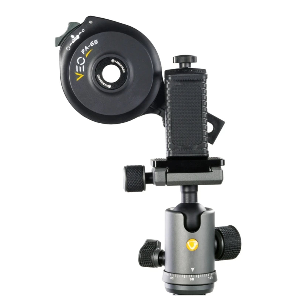 Vanguard Veo Pa-65 Digiscoping Adapter For Smartphone, With Bluetooth Remote - Black