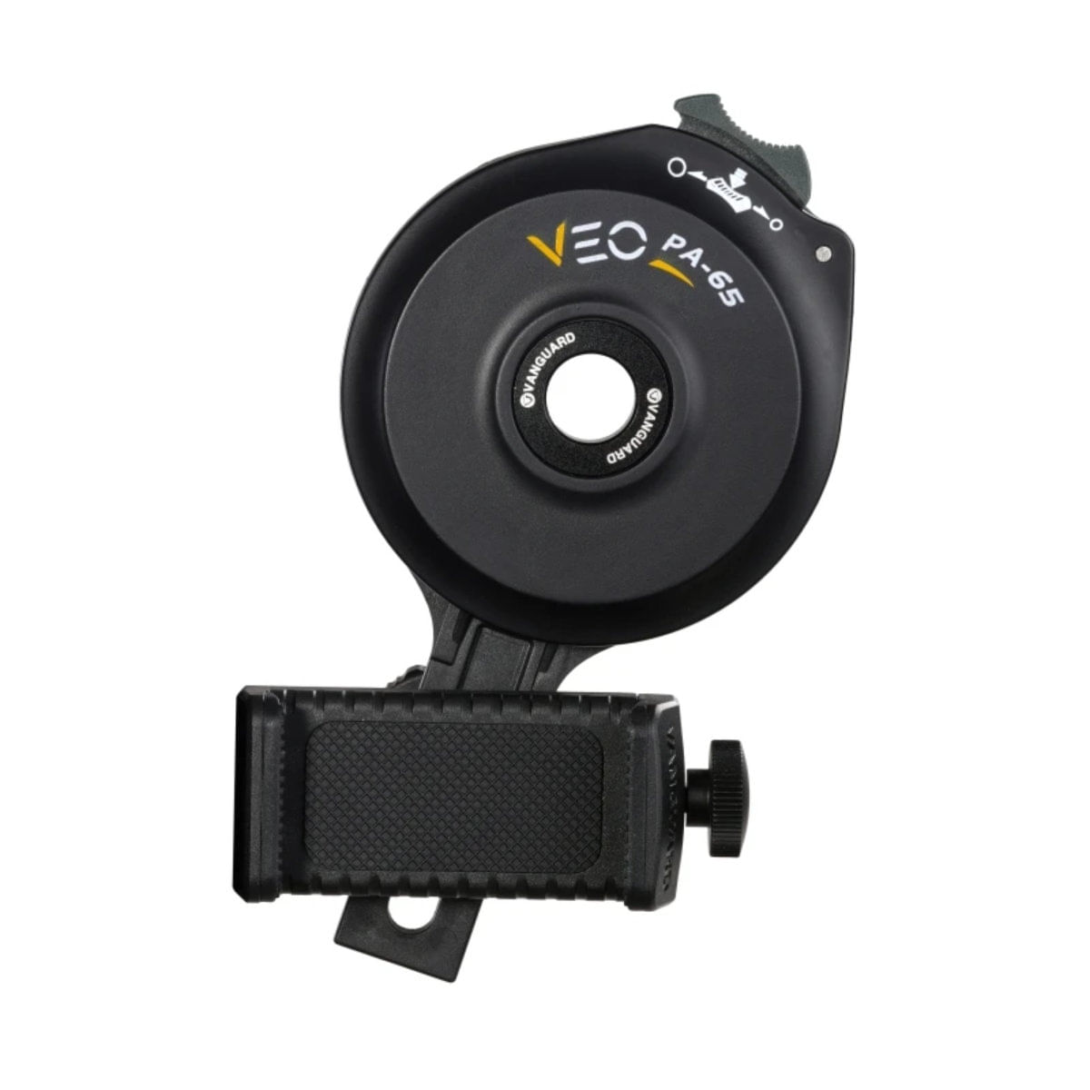 Vanguard Veo Pa-65 Digiscoping Adapter For Smartphone, With Bluetooth Remote - Black