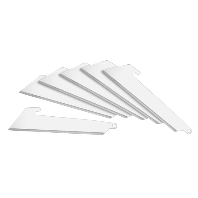 Outdoor Edge Razorsafe System Utility Replacement Blades - Silver 3"