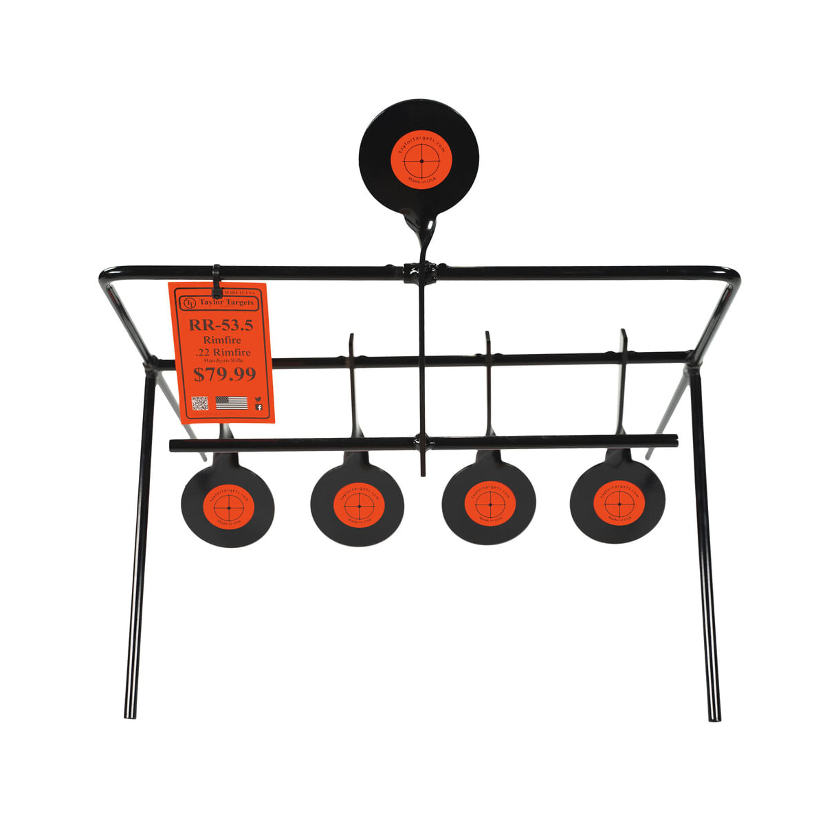 Taylor Targets RR-53.5 Rimfire Multi-Disc Reset Target - Als.com