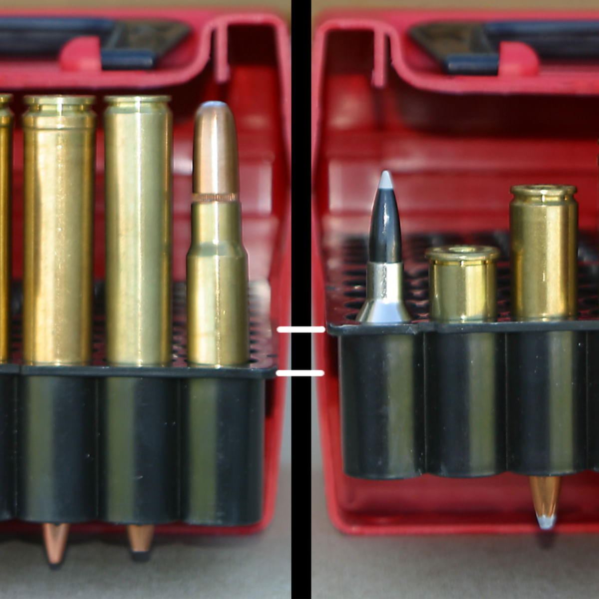 MTM Case-Gard Deluxe 22-250 Remington / 243 Winchester / 308 Winchester / 220 Swift Rifle Ammo Box 100 Rounds - GREEN 22-250 / 243 Win / 308 Win / 220 Swift