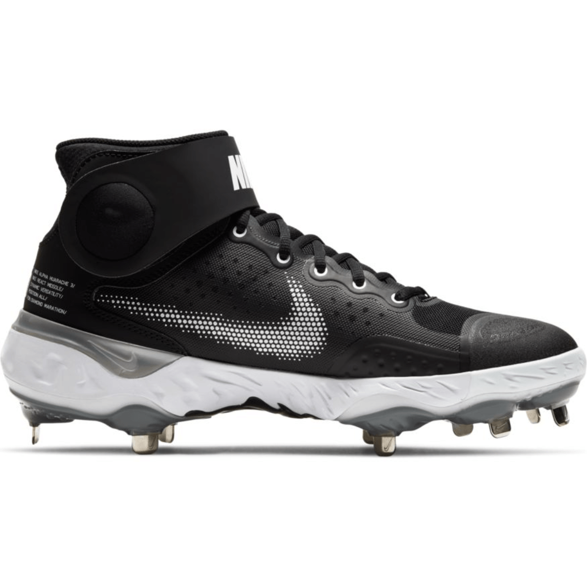 Nike alpha huarache elite men's mid metal baseball cleats hotsell