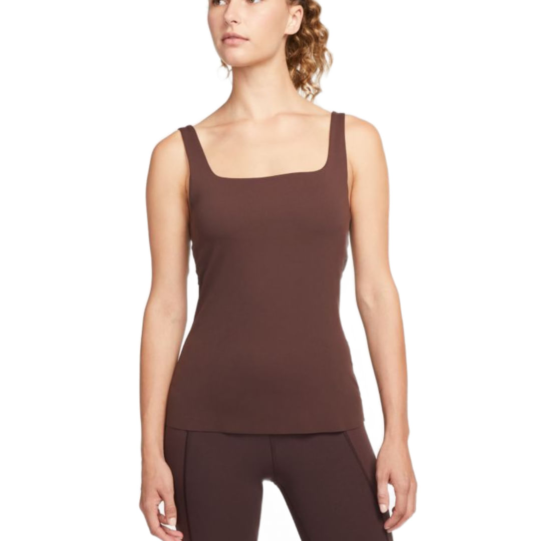 Nike women's tank top with built in bra on sale