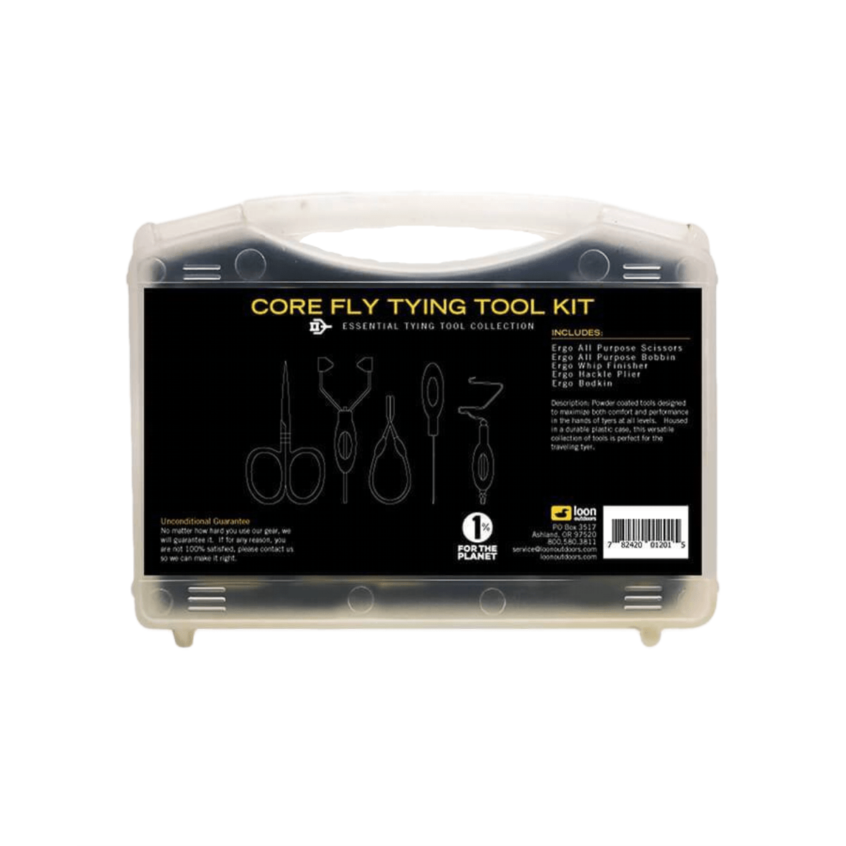 Loon Outdoors Core Fly Tying Tool Kit - Black