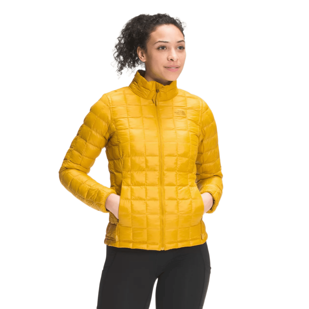 THE NORTH 2024 FACE THERMOBALL ECO JACKET YELLOW (2XL)