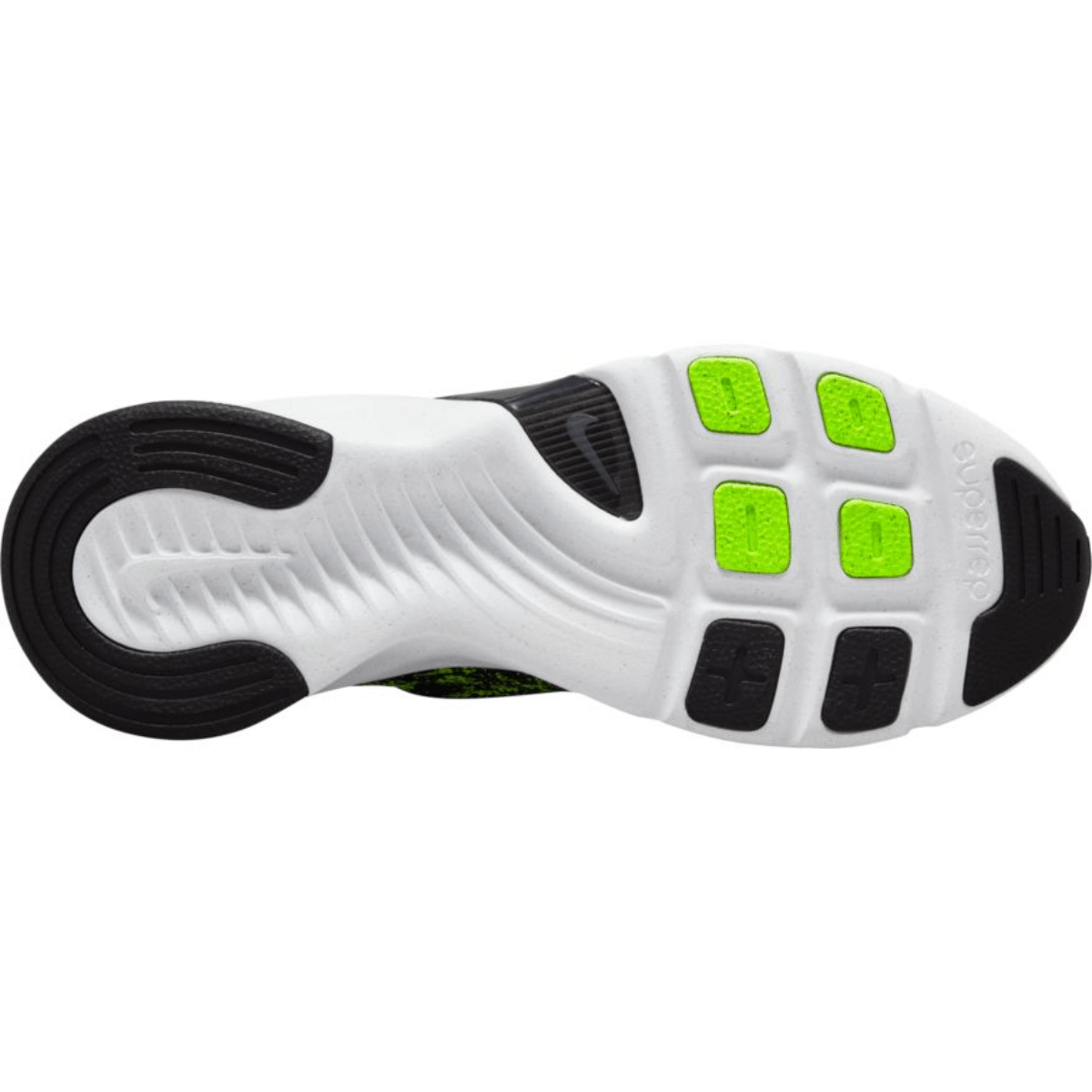 Nike Superrep Go 3 Next Nature Flyknit Training Shoe - Men's - Black, White, Volt 10.5 Regular – image 2 of 3